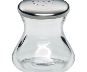 Pfefferstreuer WMF, Glas/Edelstahl, auch als Salzstreuer erhältlich, spülmaschinenfest, Höhe: 6.5cm
